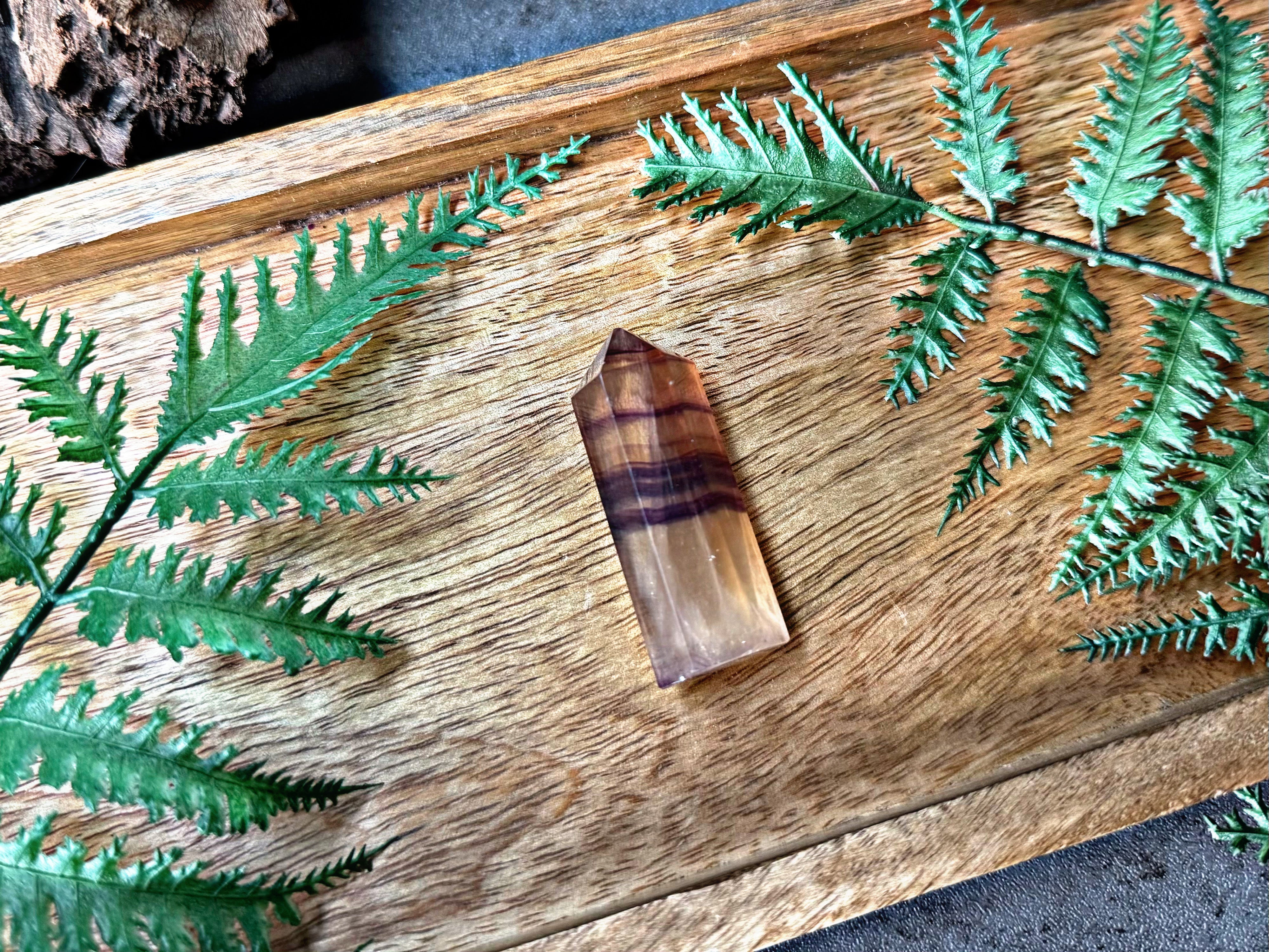 “Yellow Stripe Fluorite”