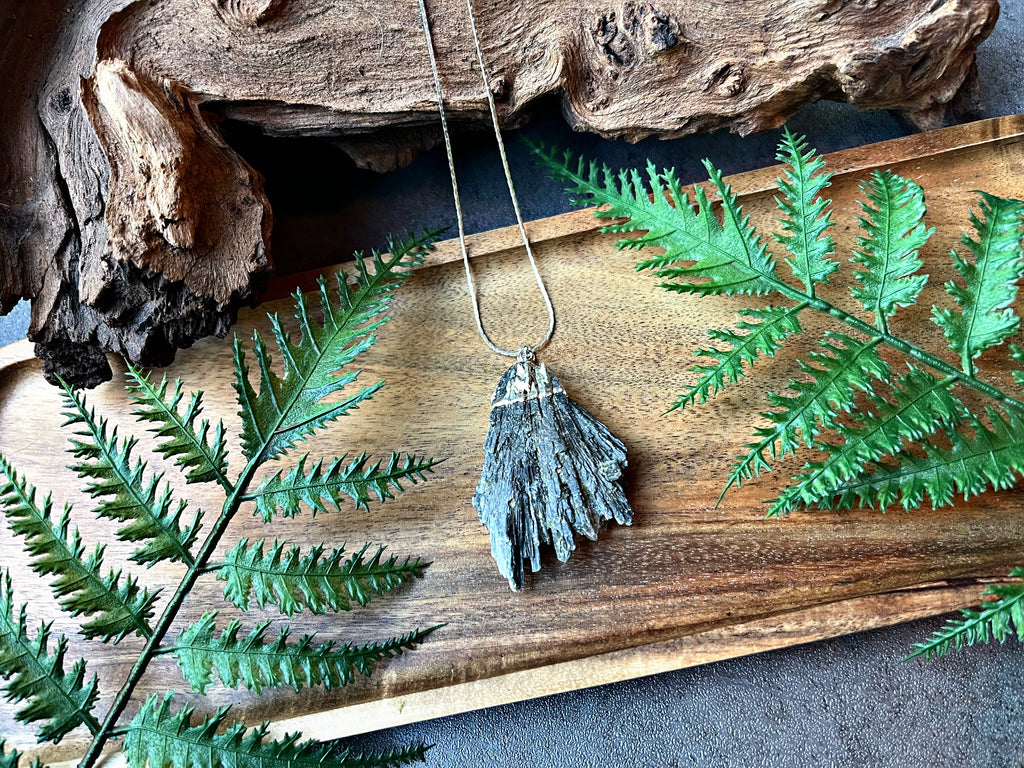 NEW “Black Kyanite”- Necklace