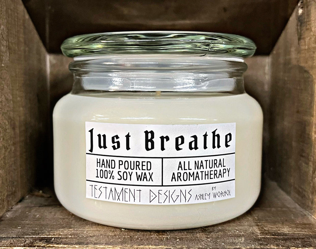 “Just Breathe”- Candle