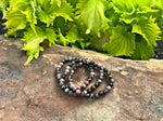 “Gemstone Bracelet”- Rhodonite