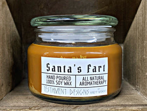 “Santa’s Fart”- Candle