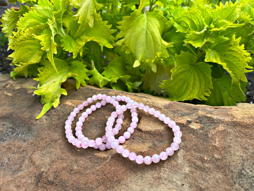 “Gemstone Bracelet”- Rose Quartz