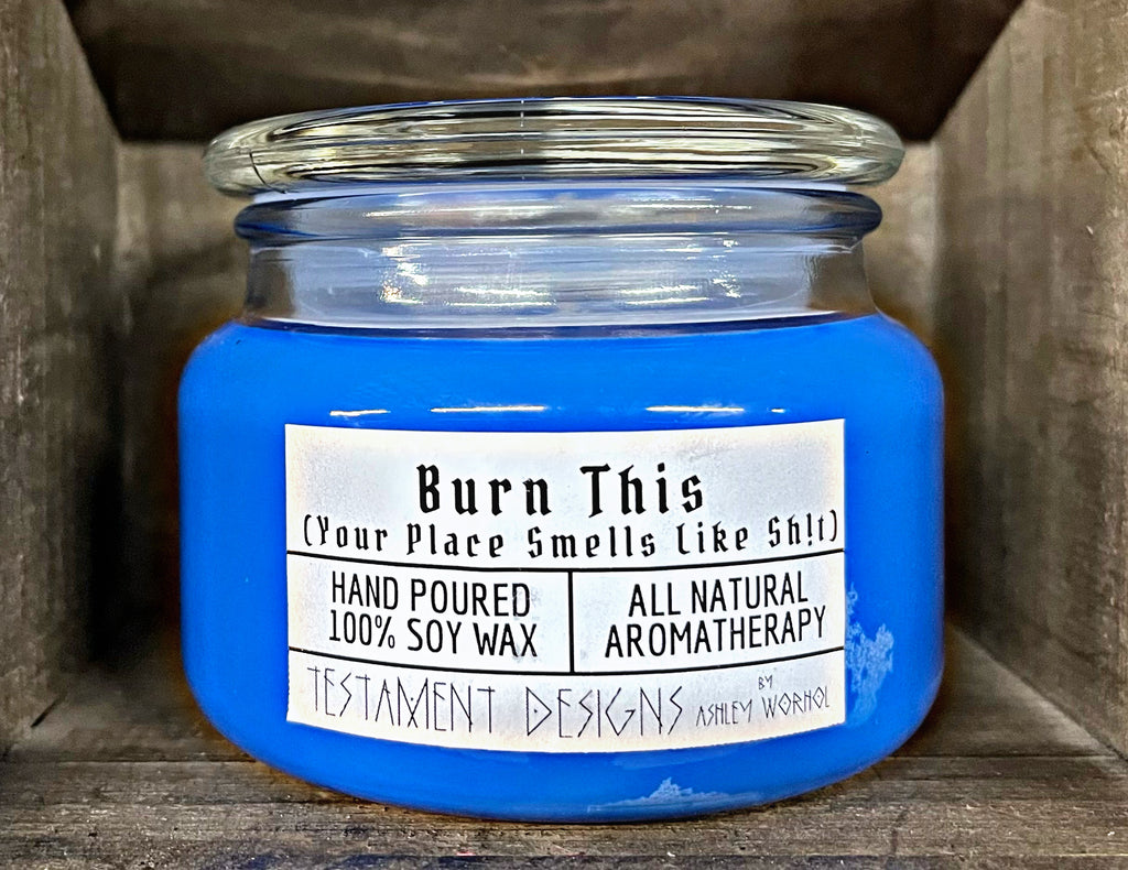 “Burn This (Your Place Smells Like S#!t)”- Candle