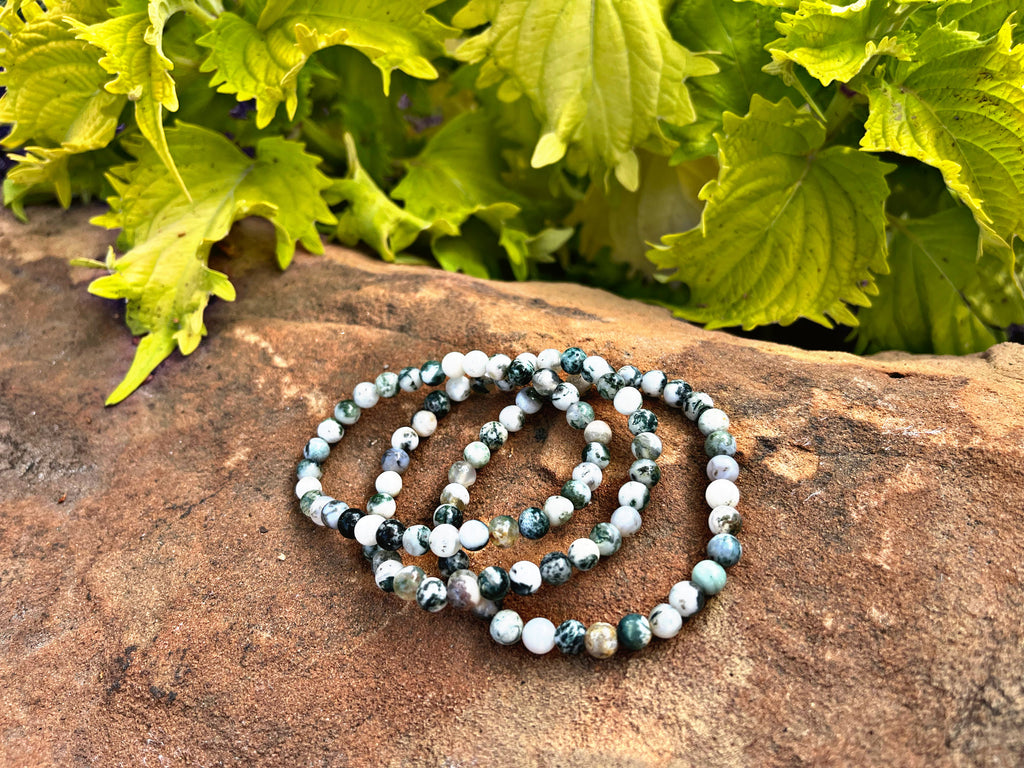 “Gemstone Bracelet”- Tree Agate